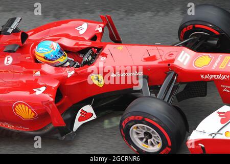 Fernando Alonso (ESP) Ferrari F2012. Formel 1 Testing, Barcelona, Spanien. März 2012. Stockfoto