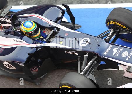 Bruno Senna (BH) Williams FW34. Formel 1 Testing, Barcelona, Spanien. März 2012. Stockfoto