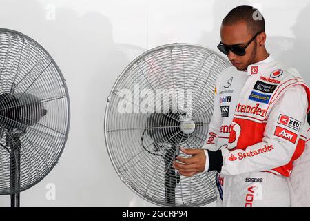 Lewis Hamilton (GBR) McLaren. Großer Preis von Malaysia, Freitag, 23. März 2012. Sepang, Kuala Lumpur, Malaysia. Stockfoto