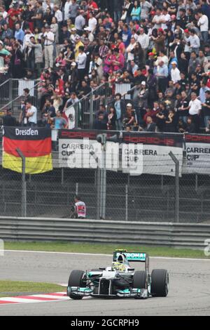 Rennsieger Nico Rosberg (GER) Mercedes AMG F1 W03. Großer Preis von China, Sonntag, 15. April 2012. Shanghai, China. Stockfoto