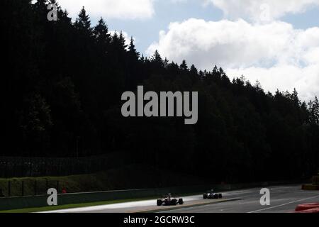 Nico Hulkenberg (GER) Sahara Force India F1 VJM05. 01.09.2012. Formel-1-Weltmeisterschaft, Rd 12, Großer Preis Von Belgien, Spa Francorchamps, Belgien, Qualifying Day - www.xpbimages.com, E-Mail: requests@xpbimages.com - Kopie der Veröffentlichung für gedruckte Bilder erforderlich. Jedes verwendete Bild ist gebührenpflichtig. â© Copyright: Charniaux / XPB Images Stockfoto