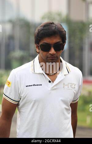 Narain Karthikeyan (IND) Hispania Racing F1 Team (HRT). Großer Preis von Indien, Freitag, 26. Oktober 2012. Greater Noida, Neu-Delhi, Indien. Stockfoto