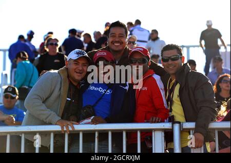 Lüfter. Großer Preis der Vereinigten Staaten, Freitag, 16. November 2012. Circuit of the Americas, Austin, Texas, USA. Stockfoto