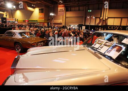 Der Rolls Royce von Freddie Mercury (GBR) wird auf der Coys Auction bei Autosport International verkauft. Autosport International, Samstag 12. Januar 2013. National Exhibition Centre, Birmingham, England. Stockfoto