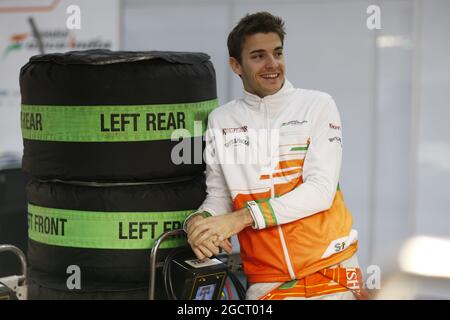 Jules Bianchi (FRA) Sahara Force India F1. Formel-1-Tests, Tag vier, Freitag, 22. Februar 2013. Barcelona, Spanien. Stockfoto