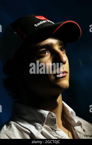 Esteban Gutierrez (MEX) sauber im Melbourne Aquarium. Großer Preis von Australien, Mittwoch, 13. März 2013. Albert Park, Melbourne, Australien. Stockfoto