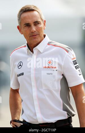 Martin Whitmarsh (GBR) McLaren Chief Executive Officer. Großer Preis von China, Samstag, 13. April 2013. Shanghai, China. Stockfoto