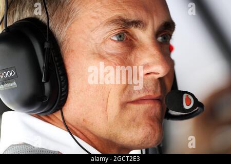 Martin Whitmarsh (GBR) McLaren Chief Executive Officer. Großer Preis von Bahrain, Samstag, 20. April 2013. Sakhir, Bahrain. Stockfoto