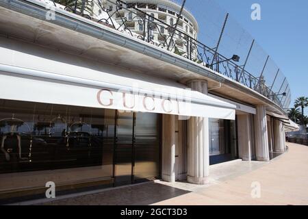 Gucci Shop. Großer Preis von Monaco, Mittwoch, 22. Mai 2013. Monte Carlo, Monaco. Stockfoto