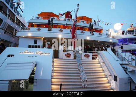 Die indische Kaiserin, Austragungsort der Signature F1 Monaco Party. Großer Preis von Monaco, Signature F1 Monaco Party, Donnerstag 23. - Freitag 24. Mai 2013. Monte Carlo, Monaco. Stockfoto