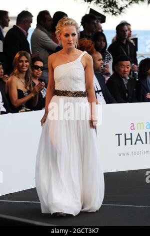 Jennifer Becks (GER), Freundin von Adrian Sutil (GER) Sahara Force India F1, bei der Amber Lounge Fashion Show. Großer Preis von Monaco, Freitag, 24. Mai 2013. Monte Carlo, Monaco. Stockfoto