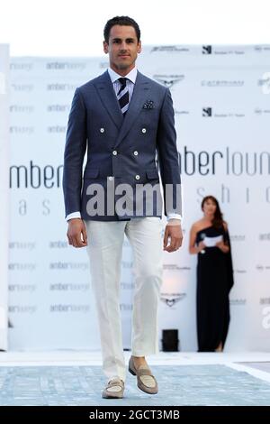 Adrian Sutil (GER) Sahara Force India F1 auf der Amber Lounge Fashion Show. Großer Preis von Monaco, Freitag, 24. Mai 2013. Monte Carlo, Monaco. Stockfoto
