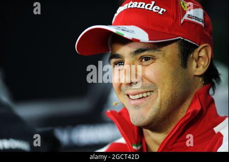 Felipe Massa (BRA) Ferrari bei der FIA-Pressekonferenz. Großer Preis von Kanada, Donnerstag, 6. Juni 2013. Montreal, Kanada. Stockfoto