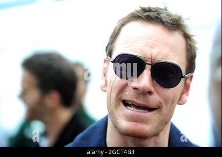 Michael Fassbender (IRE) Schauspieler. Großer Preis von Kanada, Sonntag, 9. Juni 2013. Montreal, Kanada. Stockfoto