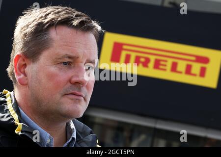 Paul Hembery (GBR) Pirelli Motorsport Director. Großer Preis von Deutschland, Freitag, 5. Juli 2013. Nürburgring, Deutschland. Stockfoto