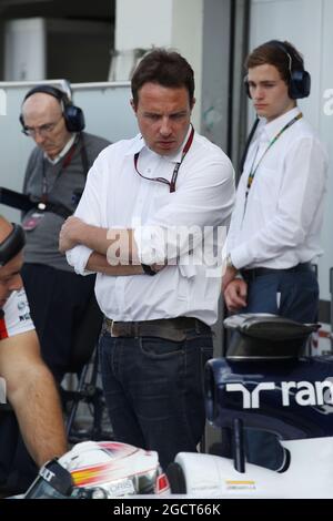 Jonathan Williams (GBR). Formel-1-Test für junge Fahrer, Tag 1, Mittwoch, 17. Juli 2013. Silverstone, England. Stockfoto