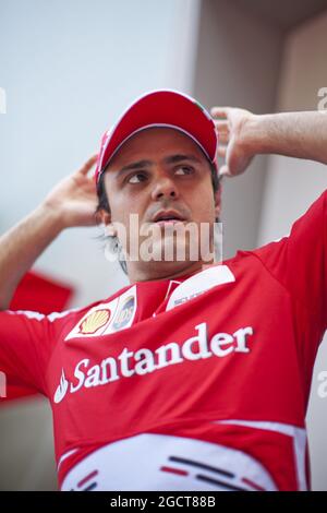 Felipe Massa (BH) Ferrari. Großer Preis von Singapur, Donnerstag, 19. September 2013. Marina Bay Street Circuit, Singapur. Stockfoto