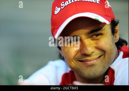 Felipe Massa (BH) Ferrari. Großer Preis von Singapur, Donnerstag, 19. September 2013. Marina Bay Street Circuit, Singapur. Stockfoto