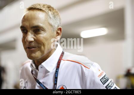 Martin Whitmarsh (GBR) McLaren Chief Executive Officer. Großer Preis von Singapur, Freitag, 20. September 2013. Marina Bay Street Circuit, Singapur. Stockfoto