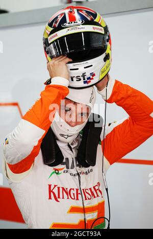 James Calado (GBR) Sahara Force India Dritter Fahrer. Großer Preis von Korea, Freitag, 4. Oktober 2013. Yeongam, Südkorea. Stockfoto