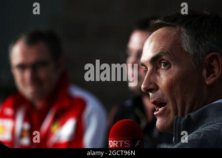 Martin Whitmarsh (GBR) McLaren Chief Executive Officer. Großer Preis von Korea, Freitag, 4. Oktober 2013. Yeongam, Südkorea. Stockfoto