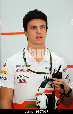 James Calado (GBR) Sahara Force India Dritter Fahrer. Großer Preis von Korea, Samstag, 5. Oktober 2013. Yeongam, Südkorea. Stockfoto