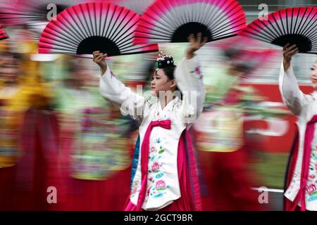 Anzeige Vor Dem Rennen. Großer Preis von Korea, Sonntag, 6. Oktober 2013. Yeongam, Südkorea. Stockfoto