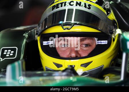 Nico Rosberg (GER) Mercedes AMG F1 W04. Großer Preis von Japan, Freitag, 11. Oktober 2013. Suzuka, Japan. Stockfoto