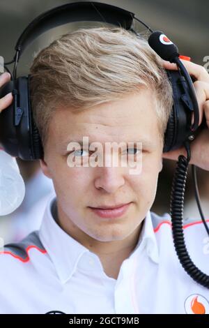 Kevin Magnussen (DEN) McLaren Testfahrer. Großer Preis von Japan, Freitag, 11. Oktober 2013. Suzuka, Japan. Stockfoto