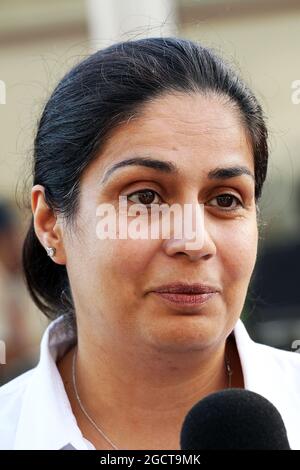 Monisha Kaltenborn (AUT) sauber Teamleiterin. Großer Preis von Japan, Freitag, 11. Oktober 2013. Suzuka, Japan. Stockfoto