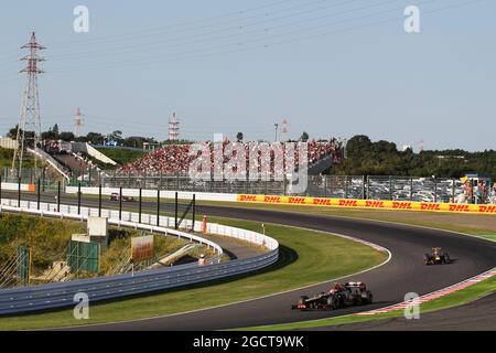 Romain Grosjean (FRA) Lotus F1 E21. Großer Preis von Japan, Sonntag, 13. Oktober 2013. Suzuka, Japan. Stockfoto