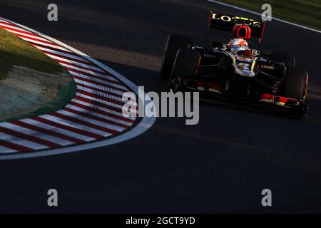 Romain Grosjean (FRA) Lotus F1 E21. Großer Preis von Japan, Sonntag, 13. Oktober 2013. Suzuka, Japan. Stockfoto