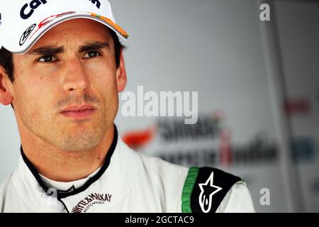 Adrian Sutil (GER) Sahara Force India F1. Großer Preis von Indien, Samstag, 26. Oktober 2013. Greater Noida, Neu-Delhi, Indien. Stockfoto
