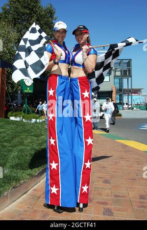 GP-Mädchen. Großer Preis von Australien, Freitag, 14. März 2014. Albert Park, Melbourne, Australien. Stockfoto