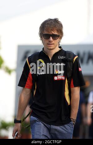 Charles Pic (FRA) Lotus F1 Team Dritter Fahrer. Großer Preis von Malaysia, Freitag, 28. März 2014. Sepang, Kuala Lumpur, Malaysia. Stockfoto