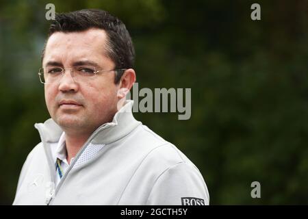 Eric Boullier (FRA) McLaren Racing Director. Großer Preis von China, Sonntag, 20. April 2014. Shanghai, China. Stockfoto