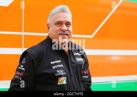 Dr. Vijay Mallya (IND) Sahara Force India F1 Team Owner. Großer Preis von Spanien, Samstag, 10. Mai 2014. Barcelona, Spanien. Stockfoto