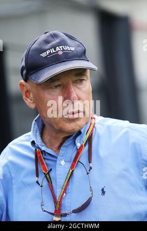 Peter Brabeck-Letmathe (AUT) Formel-1-Vorsitzender. Großer Preis von Spanien, Sonntag, 11. Mai 2014. Barcelona, Spanien. Stockfoto
