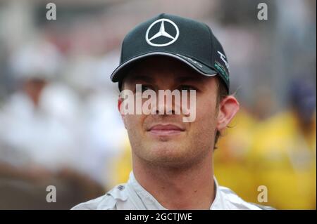 Rennsieger Nico Rosberg (GER) Mercedes AMG F1. Großer Preis von Monaco, Sonntag, 25. Mai 2014. Monte Carlo, Monaco. Stockfoto