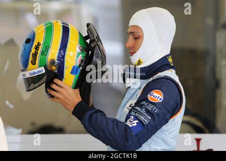 #97 Bruno Senna (BRA) – Aston Martin Vantage V8. Le Mans Testing, Samstag, 31. Mai - Sonntag, 1. Juni 2014. Le Mans, Frankreich. Stockfoto