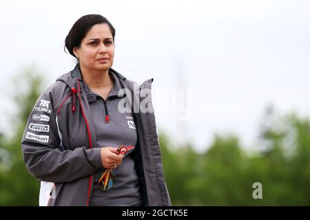 Monisha Kaltenborn (AUT) sauber Teamleiterin. Großer Preis von Kanada, Freitag, 6. Juni 2014. Montreal, Kanada. Stockfoto