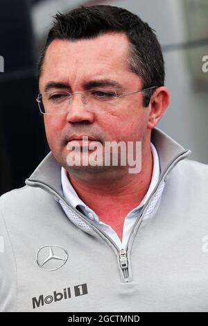 Eric Boullier (FRA) McLaren Racing Director. Großer Preis von Österreich, Samstag, 21. Juni 2014. Spielberg, Österreich. Stockfoto