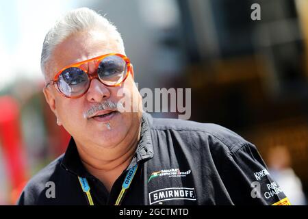 Dr. Vijay Mallya (IND) Sahara Force India F1 Team Owner. Großer Preis von Österreich, Sonntag, 22. Juni 2014. Spielberg, Österreich. Stockfoto