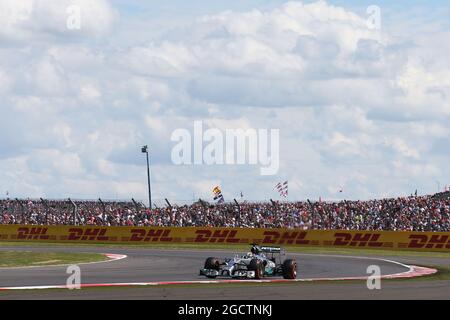 Lewis Hamilton (GBR) Mercedes AMG F1 W05. Großer Preis von Großbritannien, Sonntag, 6. Juli 2014. Silverstone, England. Stockfoto