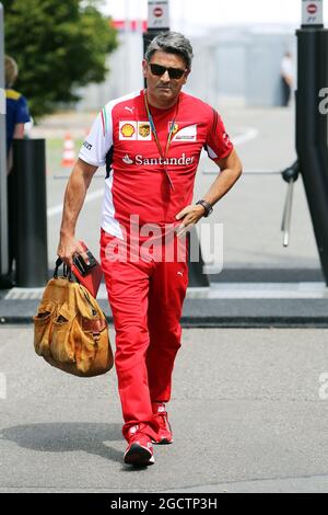 Marco Mattiacci (ITA) Ferrari Teamchef. Großer Preis von Deutschland, Donnerstag, 17. Juli 2014. Hockenheim, Deutschland. Stockfoto