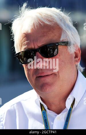 Charlie Whiting (GBR) FIA-Delegierter. Großer Preis von Deutschland, Freitag, 18. Juli 2014. Hockenheim, Deutschland. Stockfoto