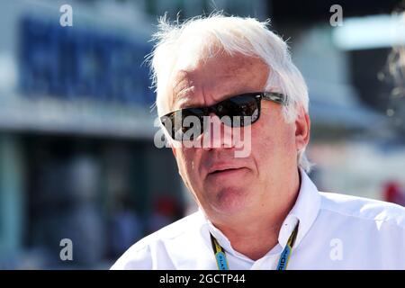 Charlie Whiting (GBR) FIA-Delegierter. Großer Preis von Deutschland, Freitag, 18. Juli 2014. Hockenheim, Deutschland. Stockfoto