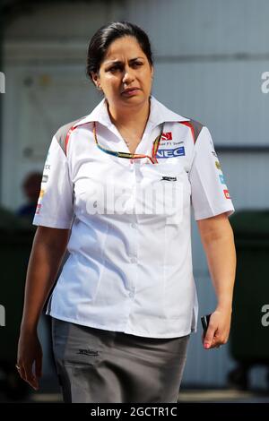Monisha Kaltenborn (AUT) sauber Teamleiterin. Großer Preis von Ungarn, Samstag, 26. Juli 2014. Budapest, Ungarn. Stockfoto
