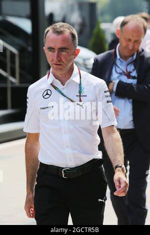 Paddy Lowe (GBR) Mercedes AMG F1 Executive Director (Technik). Großer Preis von Ungarn, Sonntag, 27. Juli 2014. Budapest, Ungarn. Stockfoto