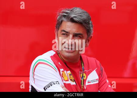 Marco Mattiacci (ITA) Ferrari Teamchef. Großer Preis von Italien, Donnerstag, 4. September 2014. Monza Italien. Stockfoto